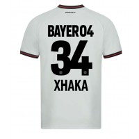 Camisa de time de futebol Bayer Leverkusen Granit Xhaka #34 Replicas 2º Equipamento 2023-24 Manga Curta